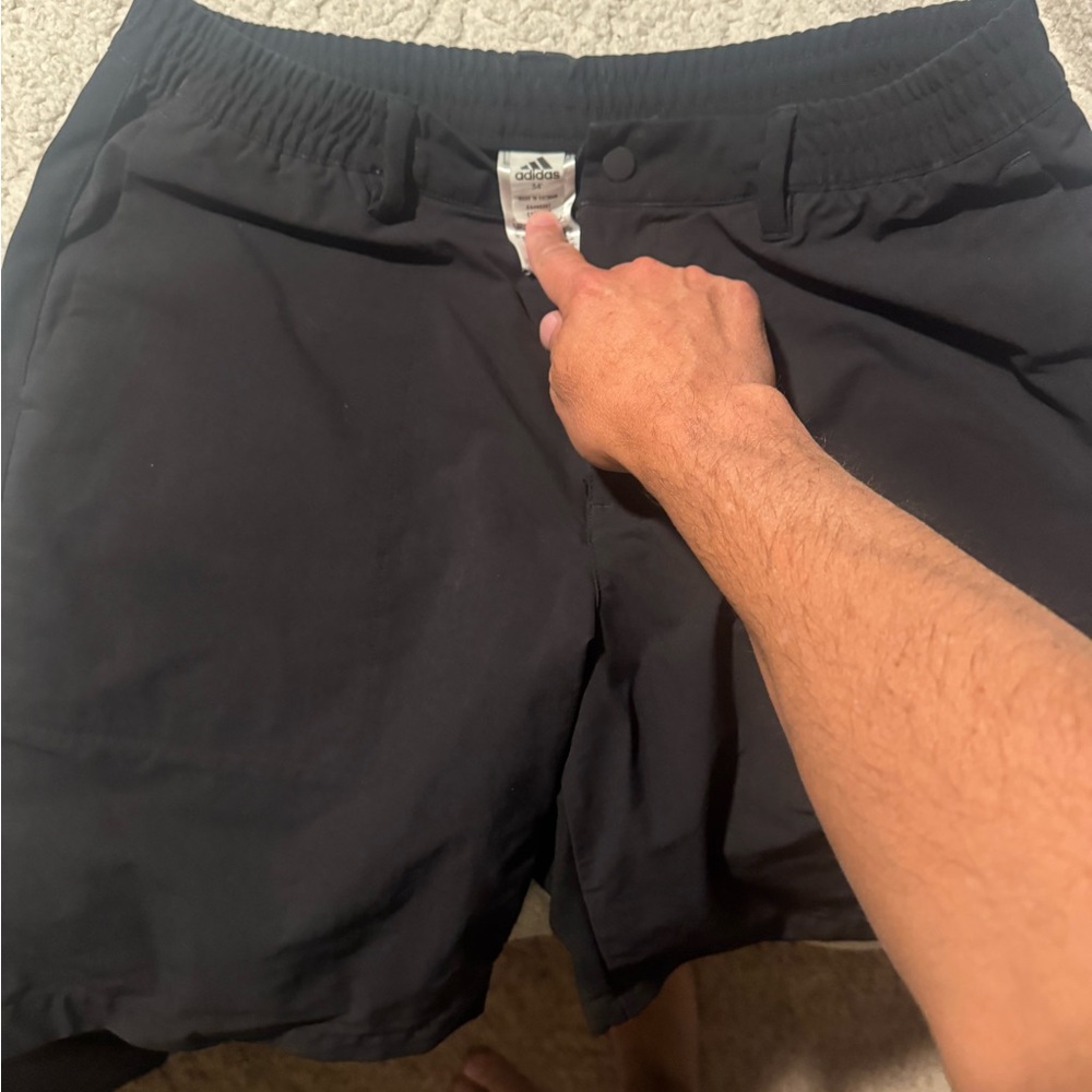 Adidas black golf  Shorts